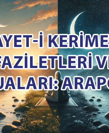 İki Ayet-i Kerime'nin okunuşu ve anlamını içeren İslami dua.