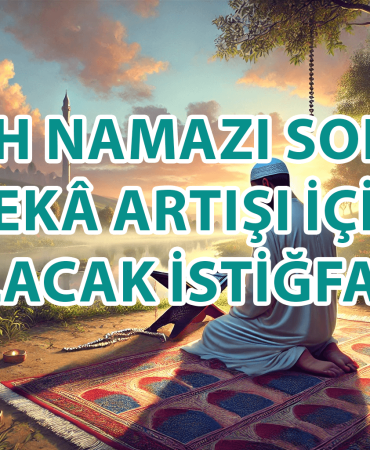 Zeka için Okunması gereken dua